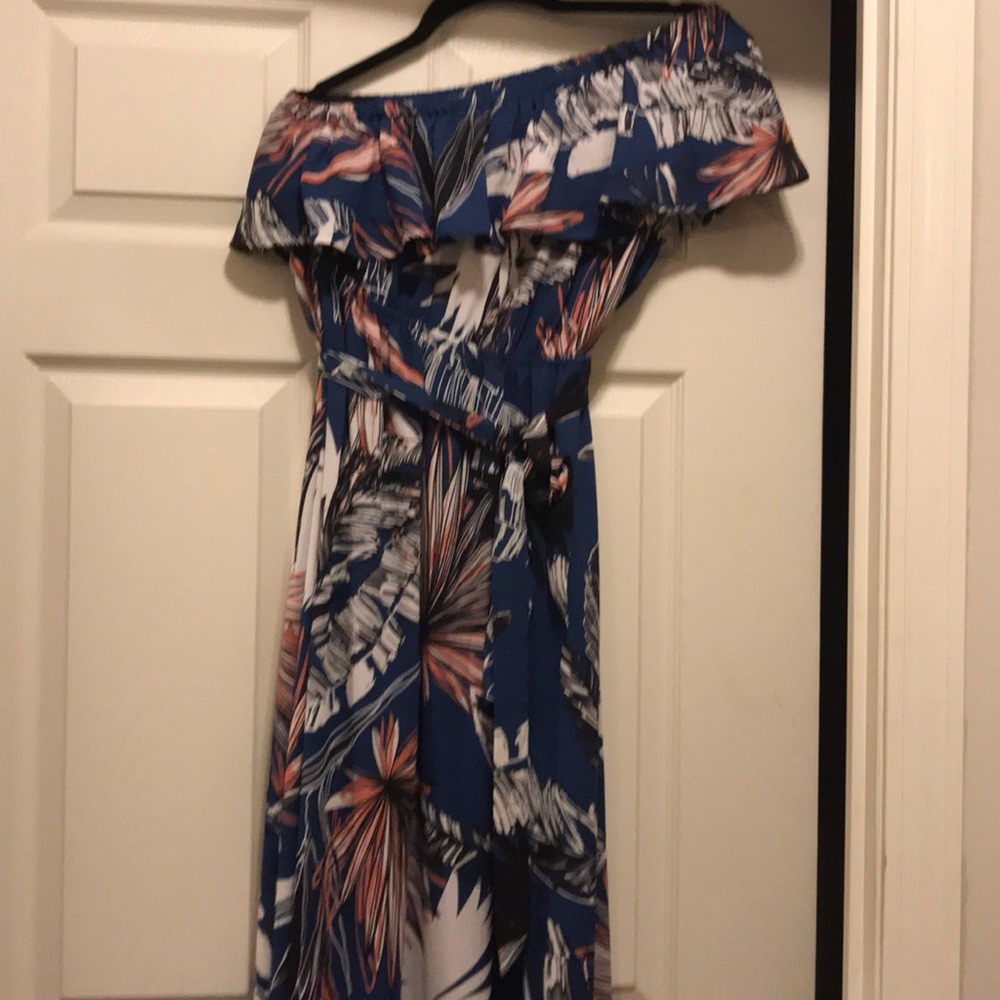 One shoulder maxi dress